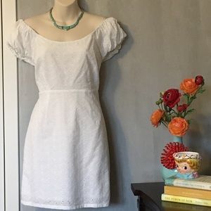 Eyelet lace dress